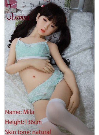 Catdoll Mila Evo Will and Teeth, 136CM Japanese Small Breast Doll,