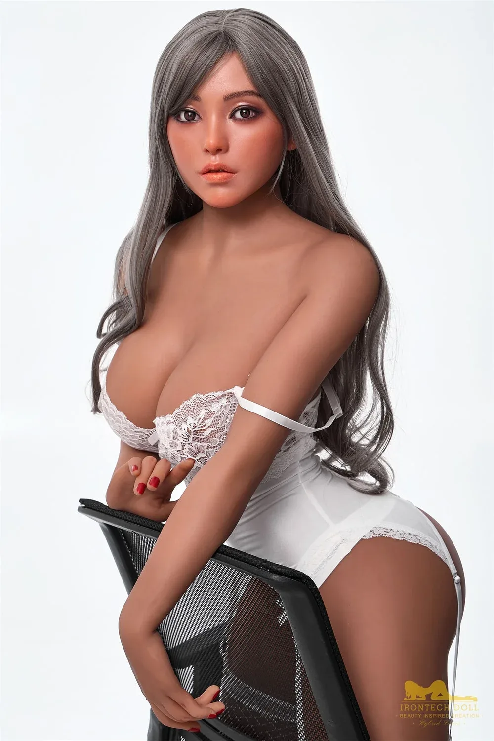 Eileen Dark Tanned S40 164cm Hybrid Sex Doll view 1