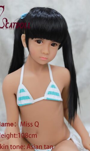 JCDOLL + CATDOLL Q 108cm Asian tone Mini Sex Doll – Petite TPE Body with Realistic Features