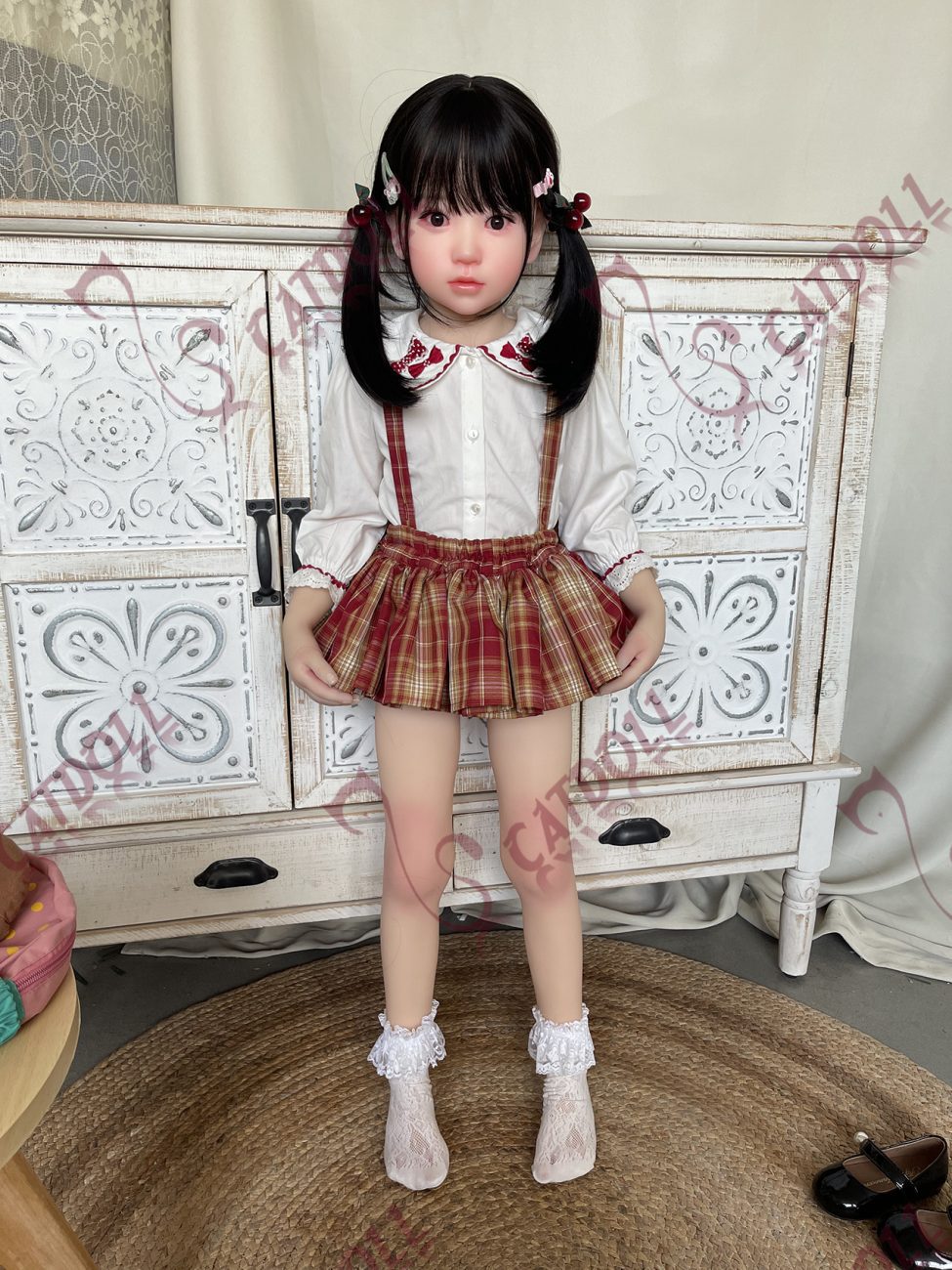 JCDOLL + CATDOLL Nanako 109CM TPE Mini Sex Doll (Soft Silicone Head with Pale Tone)