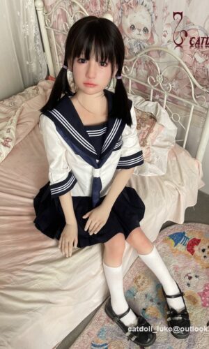 JCDOLL + CATDOLL 140CM Qing TPE Mini Sex Doll