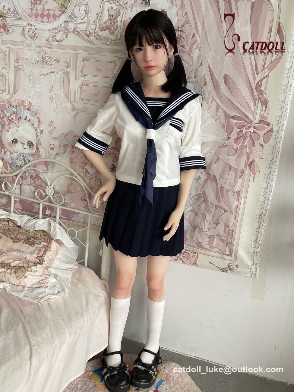 JCDOLL + CATDOLL 140CM Qing TPE Mini Sex Doll - Image 5