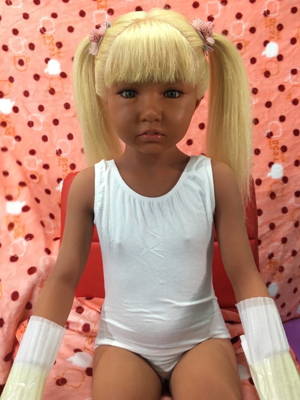 JCDOLL + CATDOLL 108CM Coco ( TPE Body with Hard Silicone Head) (Dark Tan Tone)