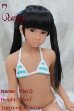 JCDOLL + CATDOLL Q 108cm Asian tone Mini Sex Doll – Petite TPE Body with Realistic Features