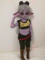 JCDOLL + CATDOLL 115CM Purple Silicone Doll